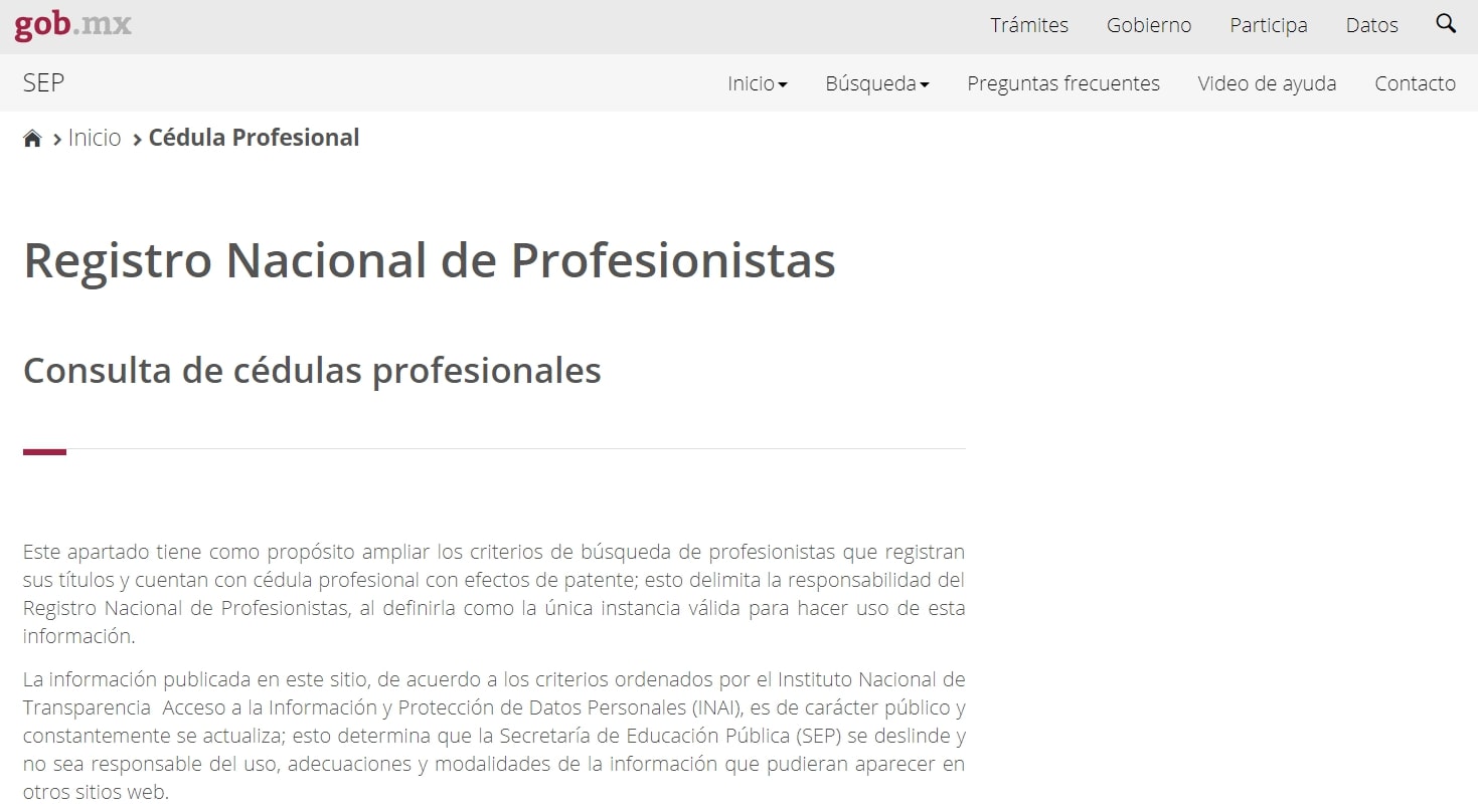 🥇 Consulta De Cédula Profesional → 2020 【 FÁcil Y RÁpido 6841